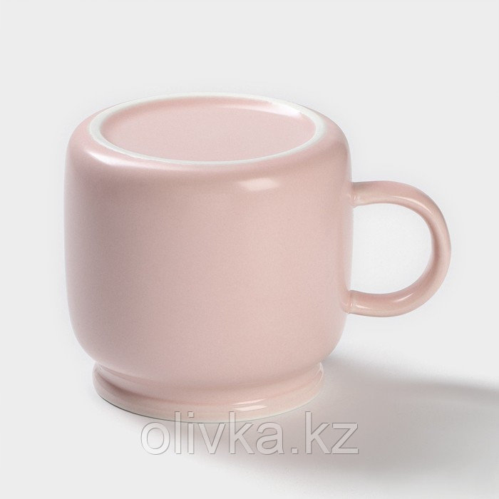 Кружка керамическая с ложкой «Доброе утро», 450 мл, цвет розовый - фото 6 - id-p113277364
