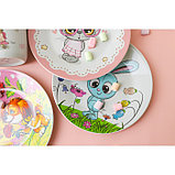 Набор детской посуды из керамики Доляна «Крош», 3 предмета: кружка 230 мл, миска 400 мл, тарелка d=18 см, фото 7