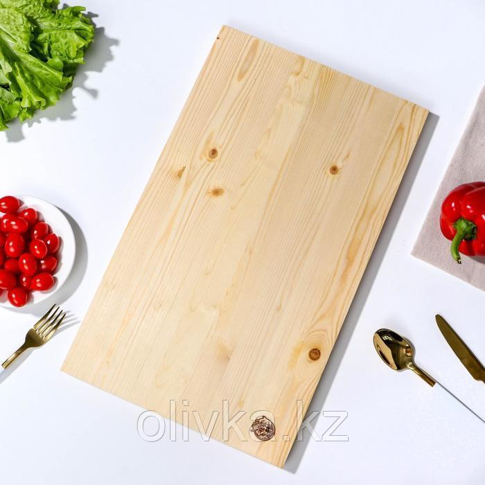 Доска разделочная «Моя кухня», массив сосны, 50 × 30 × 2 см - фото 6 - id-p113259979