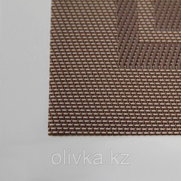 Салфетка сервировочная на стол «Окно», 45×30 см, цвет светло-коричневый - фото 3 - id-p113245867