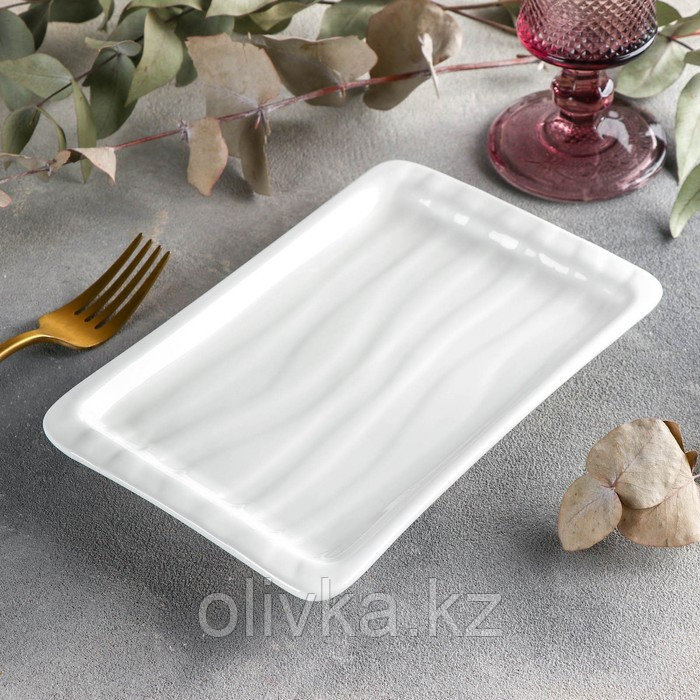 Блюдо фарфоровое Wilmax, 21,5×13,5 см, цвет белый - фото 2 - id-p113245879