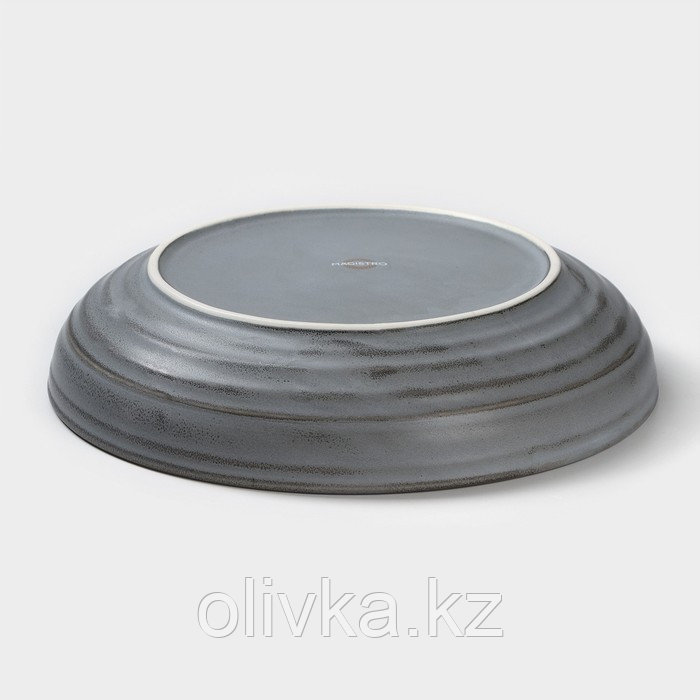 Салатник фарфоровый Magistro Urban, 1250 мл, d=23 см, цвет серый - фото 3 - id-p113267555