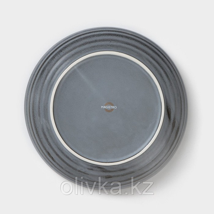 Салатник фарфоровый Magistro Urban, 1250 мл, d=23 см, цвет серый - фото 4 - id-p113267555