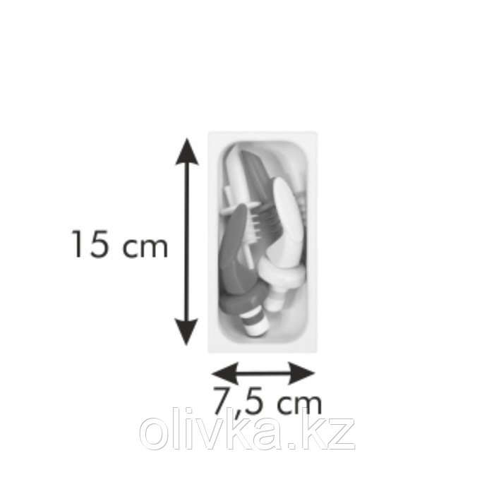 Лоток для столовых приборов FlexiSPACE, 14.8x7.4 см - фото 2 - id-p113274166