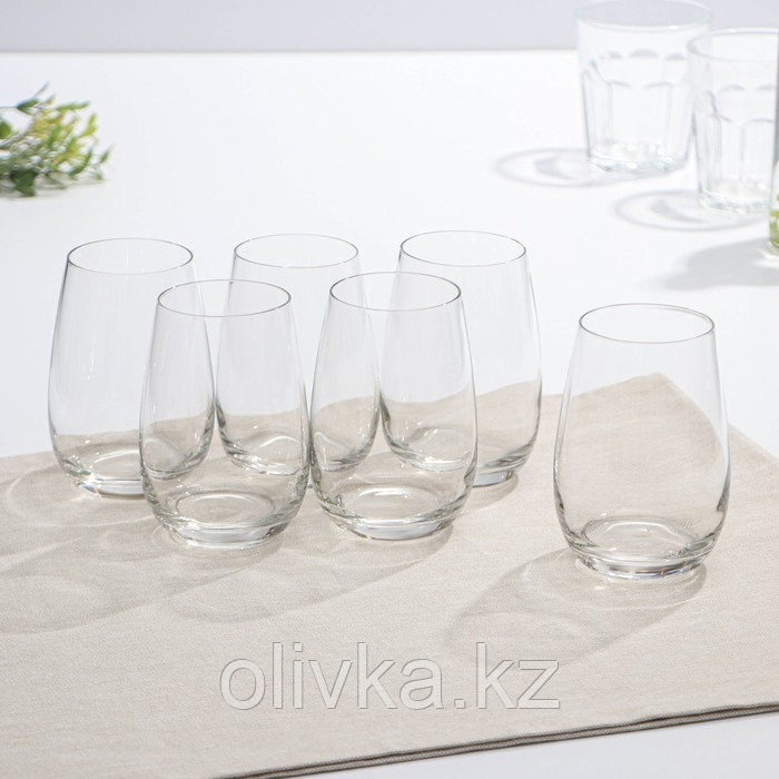 Набор стеклянных высоких стаканов Luminarc HERMITAGE, 370 мл, 6 шт, цвет прозрачный - фото 1 - id-p113274179