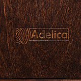 Ящик для вина Adelica «Лацио», 34×10,5×10,2 см, цвет тёмный шоколад, фото 4