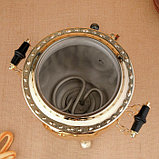 Самовар «Золото», овал, с автоматическим выключением, 3 л, электрический, фото 4