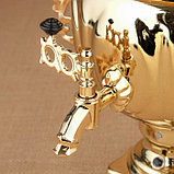 Самовар «Золото», овал, с автоматическим выключением, 3 л, электрический, фото 7
