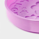 Форма силиконовая для выпечки Доляна «С Праздником», 21,5×5 см, цвет МИКС, фото 3