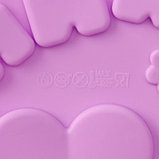 Форма силиконовая для выпечки Доляна «С Праздником», 21,5×5 см, цвет МИКС, фото 5