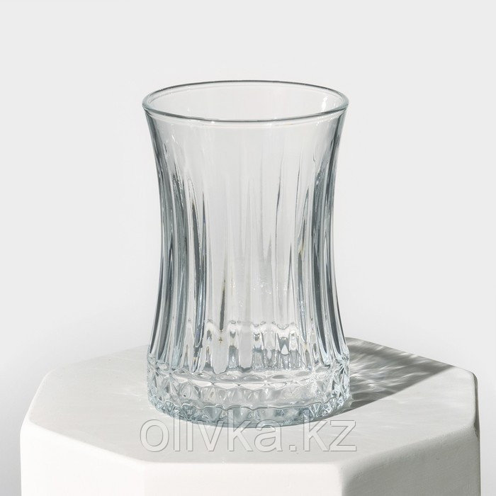 Набор стеклянный для чая Elysia, 12 предметов: стакан 200 мл, 6 шт, блюдце d=13 см, 6 шт - фото 4 - id-p113276669