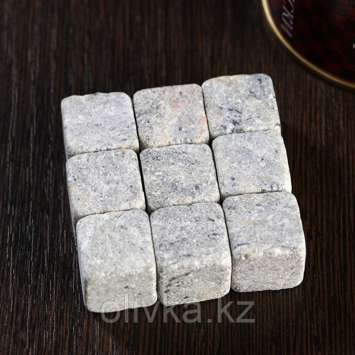 Набор камней для виски "Whiskey stones. Vintage", в консервной банке, 9 шт. - фото 3 - id-p113256722