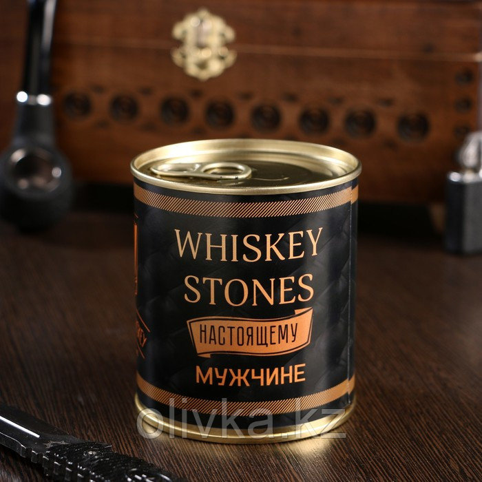 Набор камней для виски "Whiskey stones. Vintage", в консервной банке, 9 шт. - фото 4 - id-p113256722
