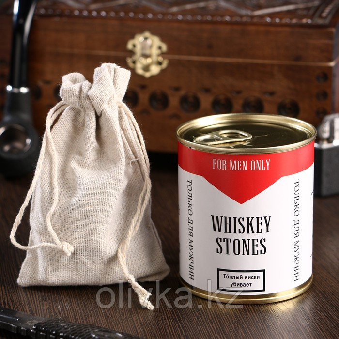 Набор камней для виски "Ковбой", в консервной банке, 9 шт. - фото 2 - id-p113256723