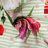 Дорожка на стол "Этель" Тюльпаны  30х70 см, 100% хл, саржа 190 гр/м2, фото 7