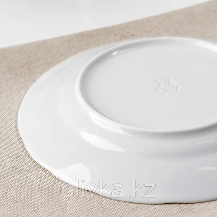 Тарелка фарфоровая «Надежда», d=17,5 см, белая - фото 3 - id-p113260859