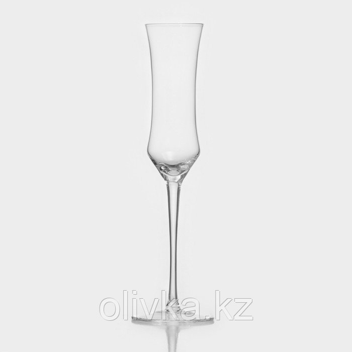 Бокал стеклянный для шампанского «Кира», 180 мл, 7×25,5 см - фото 1 - id-p113257529