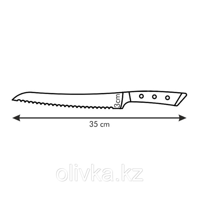 Хлебный нож Tescoma Azza, 22 см - фото 2 - id-p113244927