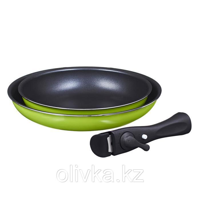 Набор посуды Oursson 24/28 см, антипригарное покрытие, съёмная ручка - фото 1 - id-p113260871