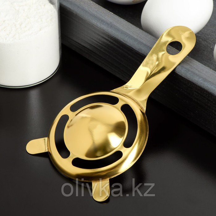 Сепаратор для яиц с ушками Goldie, цвет золотой - фото 5 - id-p113265157