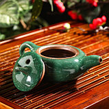 Набор для чайной церемонии керамический «Лунный камень», 7 предметов: чайник 150 мл, 6 пиал 50 мл, цвет, фото 5