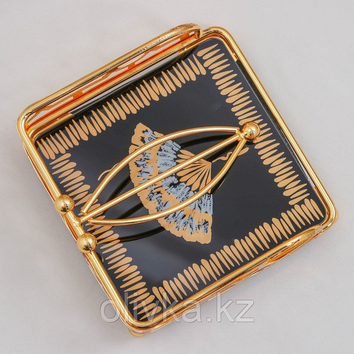 Салфетница «Веер», 15×15×6, цвет металла золотой - фото 4 - id-p113264262