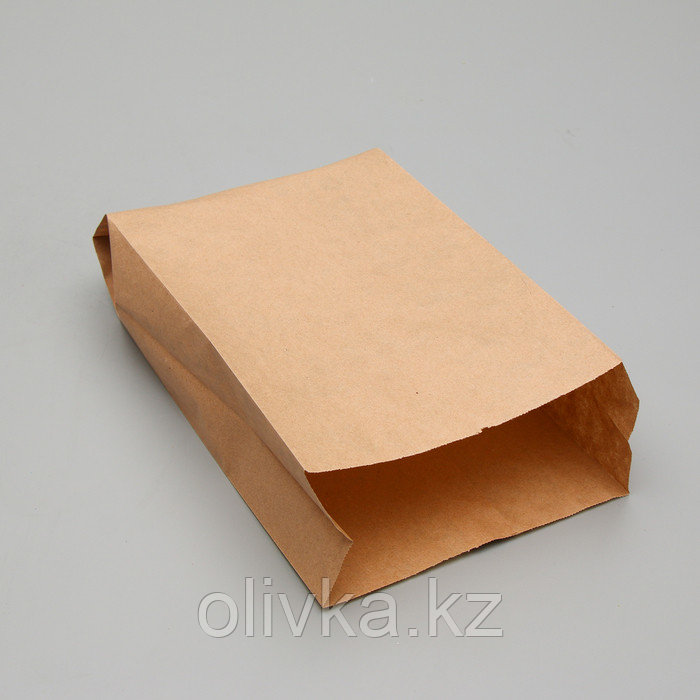 Пакет бумажный фасовочный, крафт, V-образное дно, 35 х 20 х 9 см - фото 1 - id-p113253977