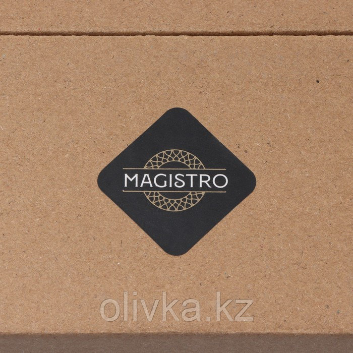 Бокалы стеклянные харрикейн Magistro «Овация», 400 мл, 7,5×20 см, 6 шт - фото 7 - id-p113245939