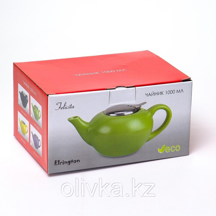 Чайник с фильтром Elrington «Феличита», 1 л, цвет лимонный - фото 5 - id-p113271349
