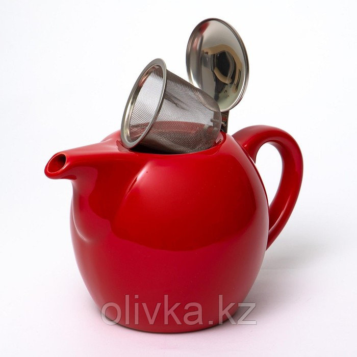 Чайник с фильтром Elrington «Феличита», 1.3 л, цвет красный - фото 4 - id-p113271350