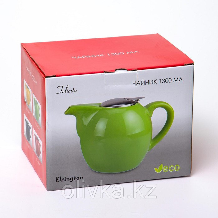 Чайник с фильтром Elrington «Феличита», 1.3 л, цвет красный - фото 5 - id-p113271350