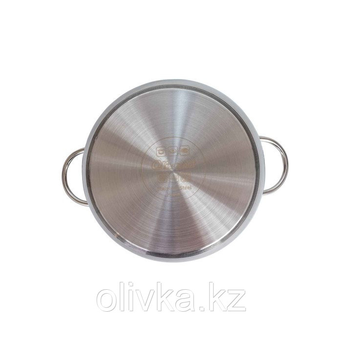 Кастрюля Olivetti SCS732, с крышкой, сталь, индукция, d=16,5 см, 2,8 л - фото 5 - id-p113266842
