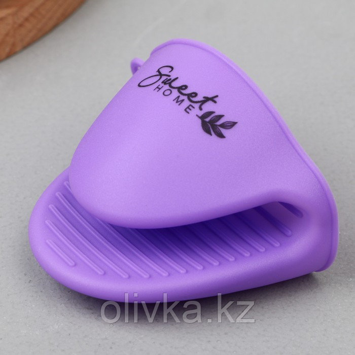 Прихватка для горячего «Прованс», силикон, 11 х 8.3 см, цвет фиолетовый - фото 5 - id-p113268501
