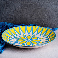 Ляган Риштанская Керамика "Атлас", 41 см, разноцветный