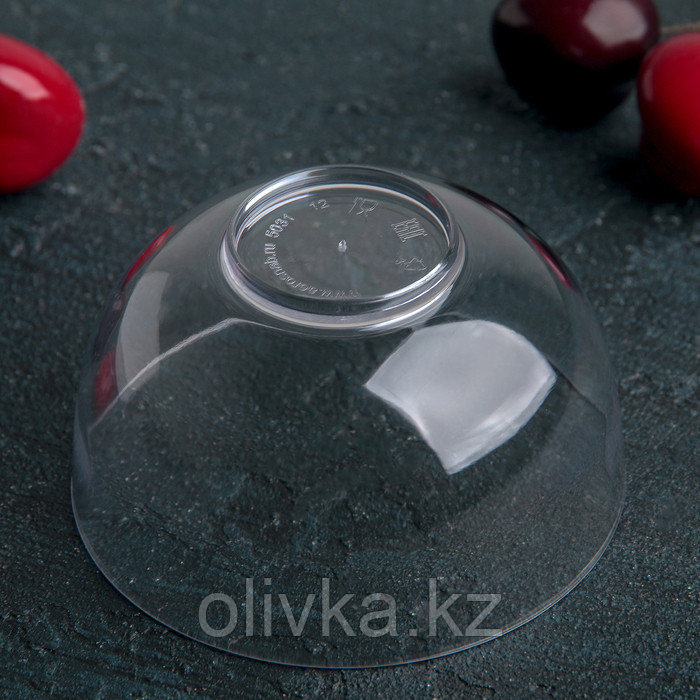 Чашка одноразовая «Малая миска», 150 мл, d=8 см, цвет прозрачный - фото 2 - id-p113254917