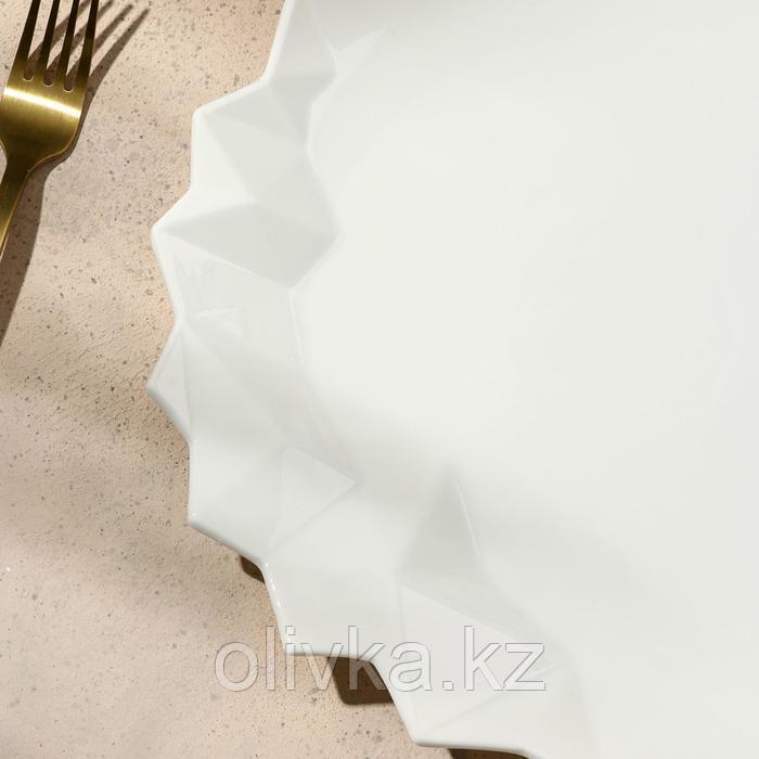 Тарелка «Айсберг», белая, 27 см - фото 2 - id-p113261838