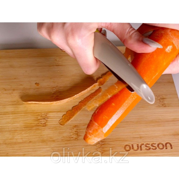 Набор кухонных аксессуаров Oursson, 3 предмета, цвет зелёное яблоко - фото 4 - id-p113273326
