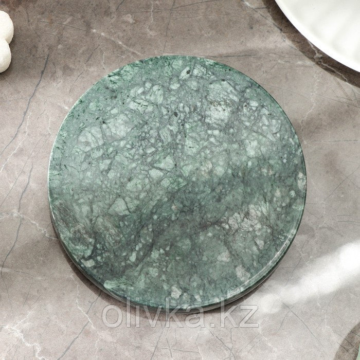 Подставка для горячего Magistro Granite, d=10 см, из мрамора - фото 3 - id-p113265197