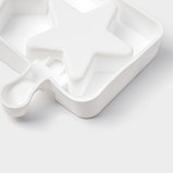 Форма силиконовая для мороженого Доляна «Звезда», 28,5×10,5×2 см, 4 ячейки, цвет белый, фото 4