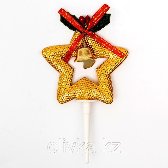 Украшение для торта «Золотая звезда» - фото 2 - id-p112995197