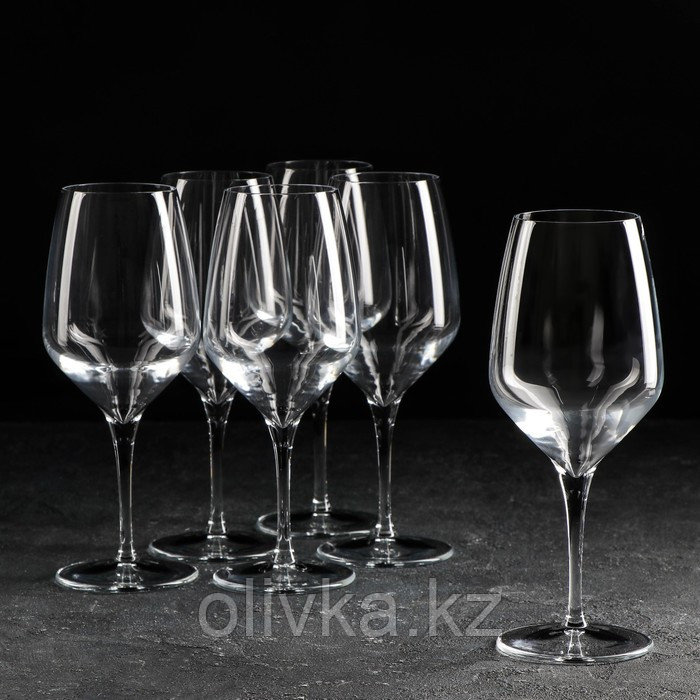 Набор стеклянных бокалов для вина «Напа», 470 мл, 6 шт - фото 1 - id-p113263485