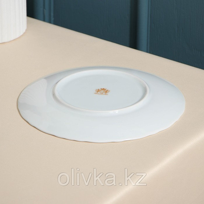 Тарелка плоская «Sofia», d=21 см, белая, фарфор - фото 3 - id-p113270421