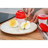 Набор контейнеров для варки яиц без скорлупы, 6 шт, 6,5×9 см, фото 6