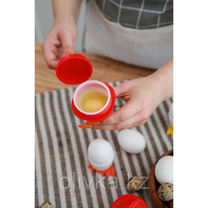 Набор контейнеров для варки яиц без скорлупы, 6 шт, 6,5×9 см - фото 8 - id-p113251430