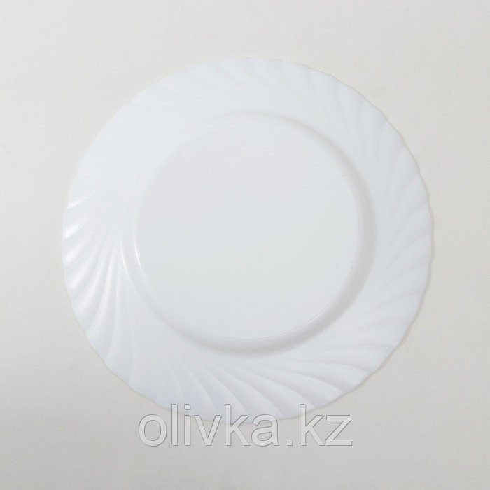 Набор обеденных тарелок Luminarc TRIANON, d=25 см, стеклокерамика, 6 шт, цвет белый - фото 4 - id-p113273353