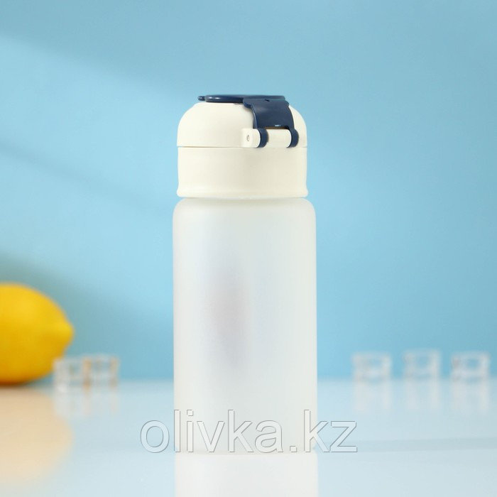 Бутылка для воды стеклянная «Космос», 370 мл, 7×17 см, рисунок МИКС, матовое стекло - фото 4 - id-p113270433