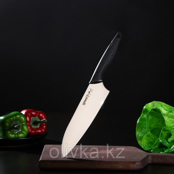 Нож кухонный Samura GOLF, Сантоку, лезвие 18 см, AUS-8 - фото 1 - id-p113267665