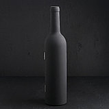 Набор для вина Доляна «Бутылка», 5 предметов: пробка, кольцо, каплеуловитель, штопор, нож для срезания фольги, фото 2