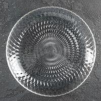 Тарелка десертная стеклянная «Идиллия», d=19 см