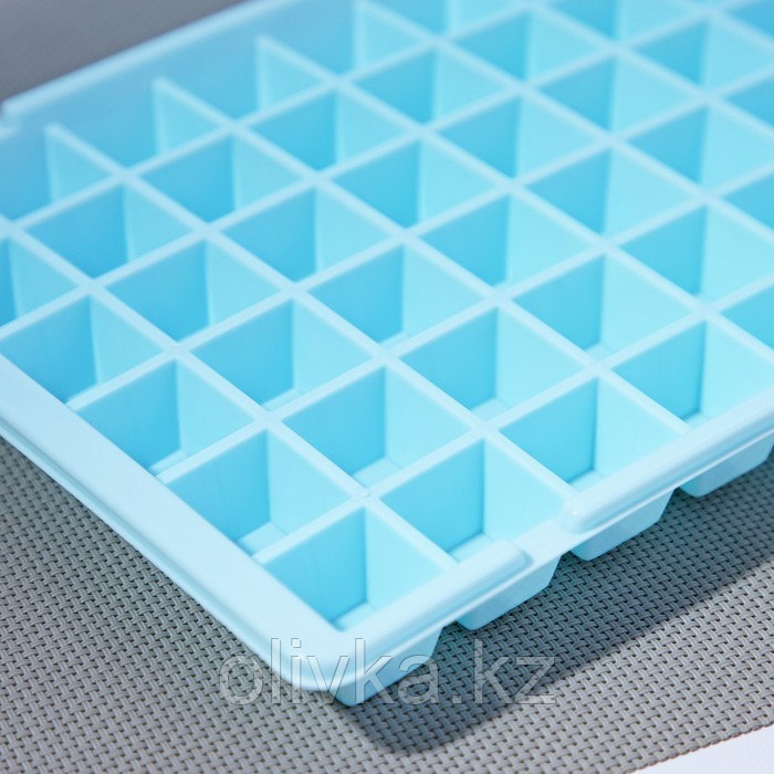 Форма для льда, 60 ячеек, 29×17,5×2,5 см, цвет МИКС - фото 4 - id-p113260959